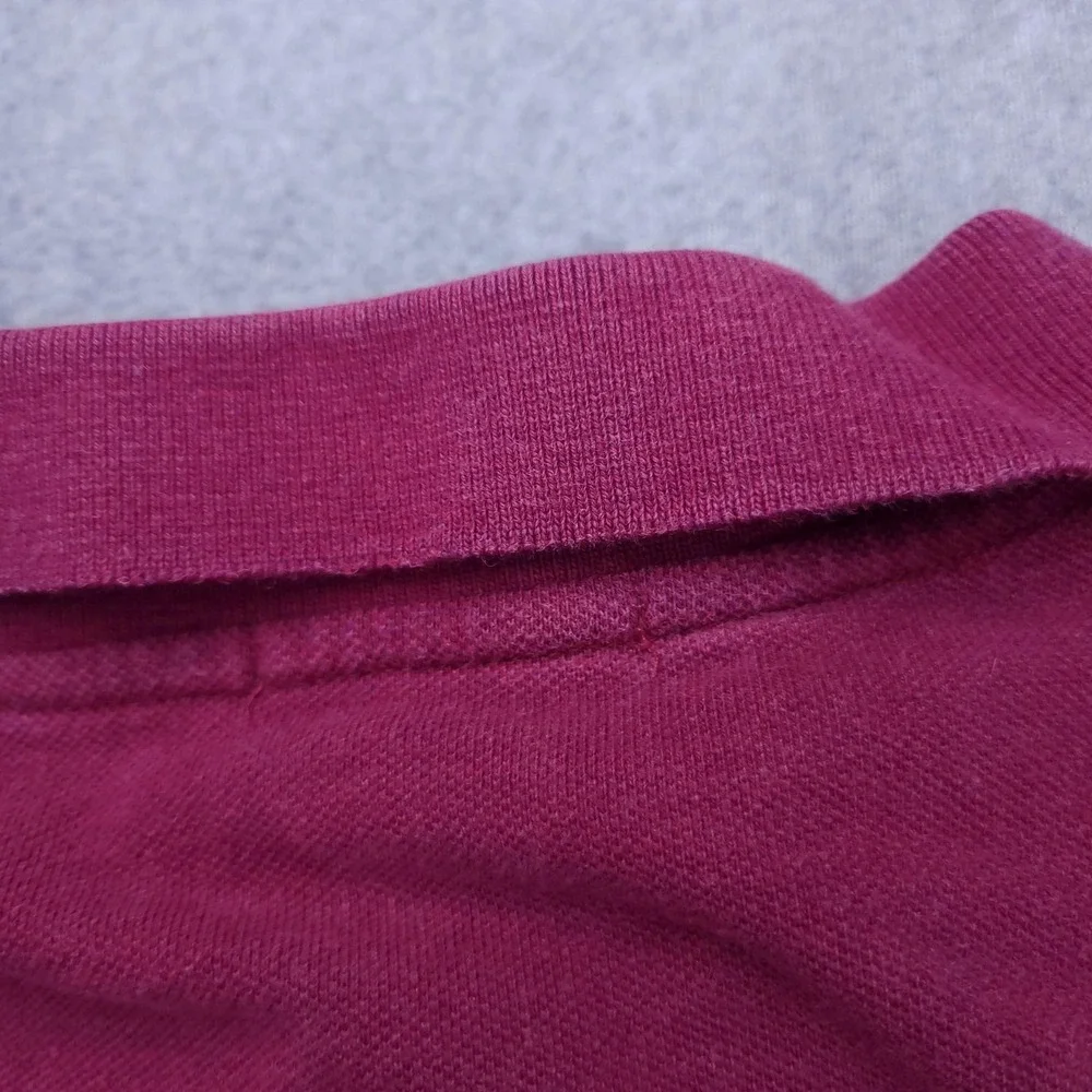 Polo Ralph Lauren Polo Shirt Mens 2XL Pink‎ Solid Cotton Pony Logo Casual Top